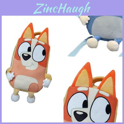 Bluey Plush School Backpack For Children Cute And Colorful Toddler Bag With Mobile Phone Pocket
