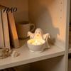 Desktop Storage for Aromatherapy 3D Printed Ghost Ornament, Cute Candy Bowl, Halloween White PLA Statue Jewelry Holder, Creative Desk Organizer