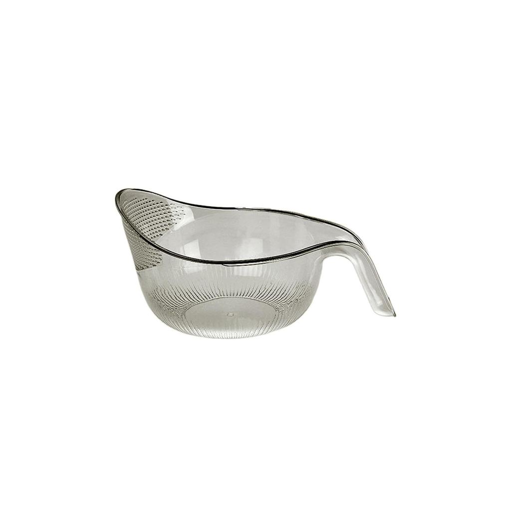 Rice Washing Colander Strainer - Fine Mesh Sieve for Draining Rice, Vegetables and Pasta - Multipurpose Kitchen Strainer Basket