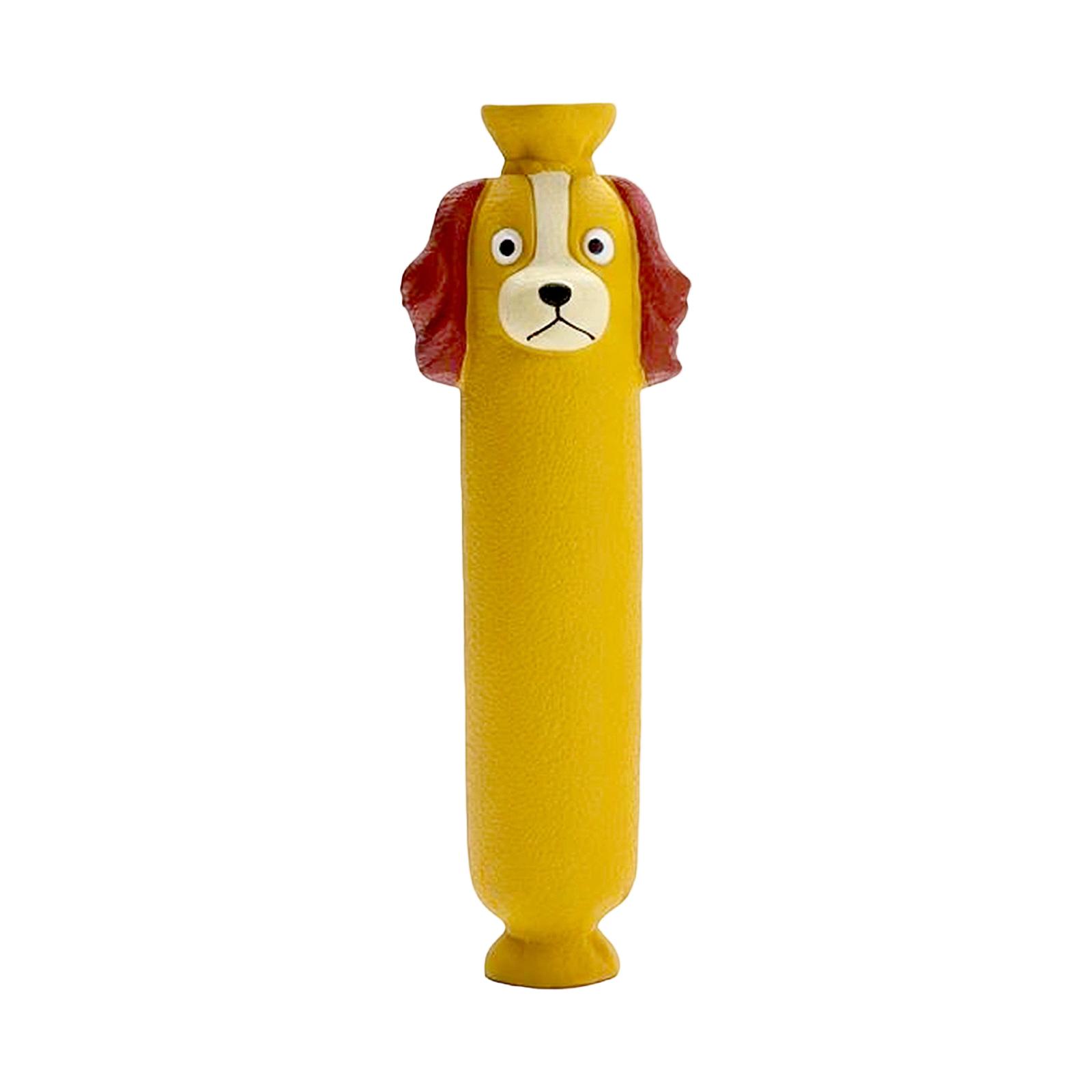 Latex Sausage Dog Chew Toy - Interactive, Soft &  Pet Toy For Puppies & Senior Dogs