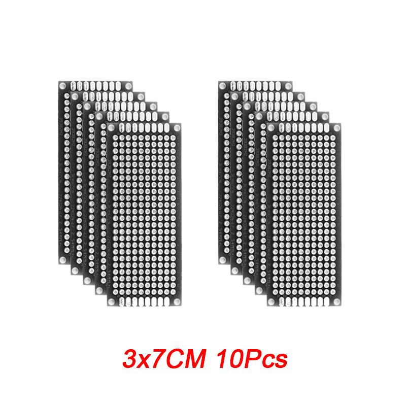 5/10PCS PCB Board Prototype Board Black Double Side Circuit Boards 2x8 3x7 4x6 5x7 7x9cm DIY Electronic Kit Free Shipping