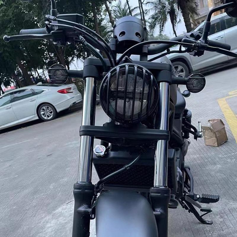 M0t-rMotorcycle Headlight Grill Cover for Honda Rebel CM500 CMX 300 500