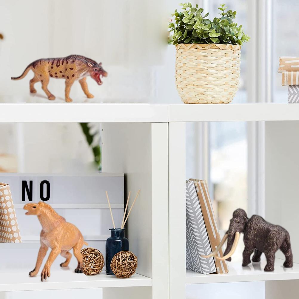 12 szt. Model Figurki Zwierząt Zestaw Zabawek Zwierząt Dżungli Sztuczne Dzikie Zwierzęta Edukacyjne Zabawki Zwierzęta Leśne