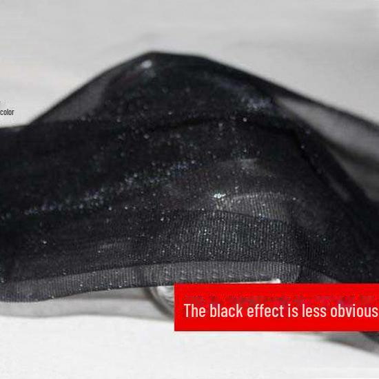 

5D ультратонкие японские перламутровые колготки - летние прозрачные чулки телесного цвета с защитой от зацепов для женщин чёрный