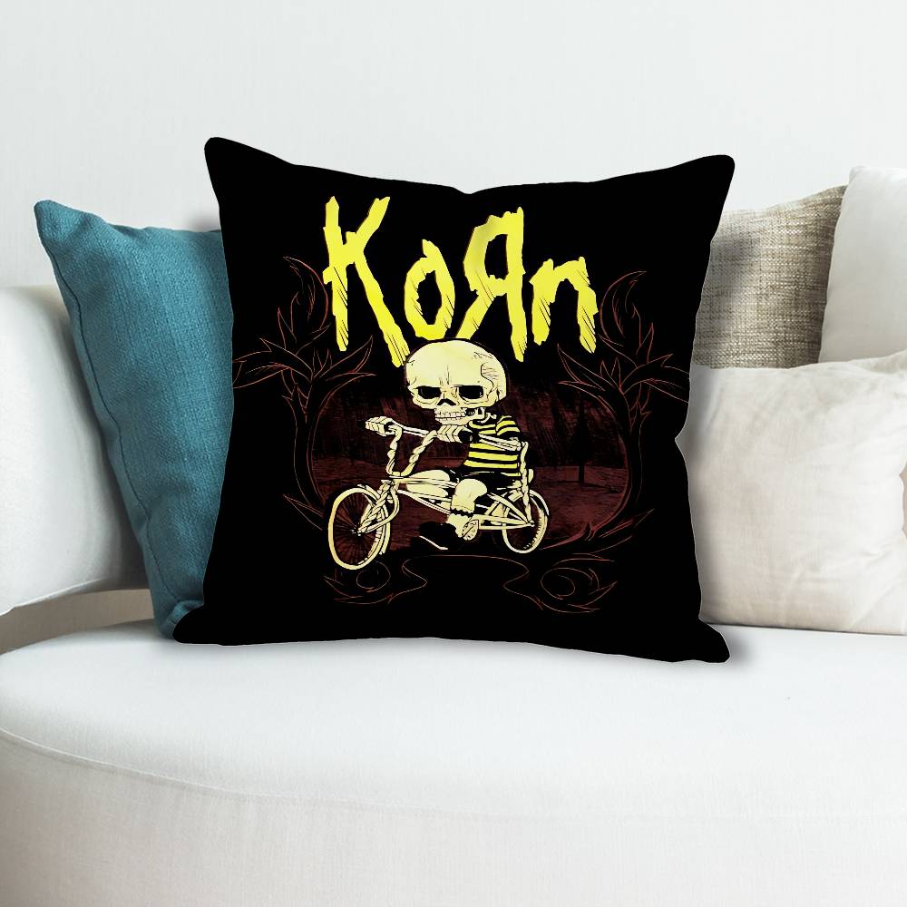 KKorn Band Requiem Pillow Cases for Bedroom Living Room Sofa Home Decor Polyester Cushion Cover with Zipper