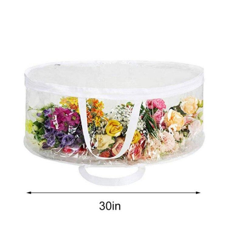 Transparency Christmas Tree Bag Xmas Wreath Storage Bag For Organization Christmas Tree Garl