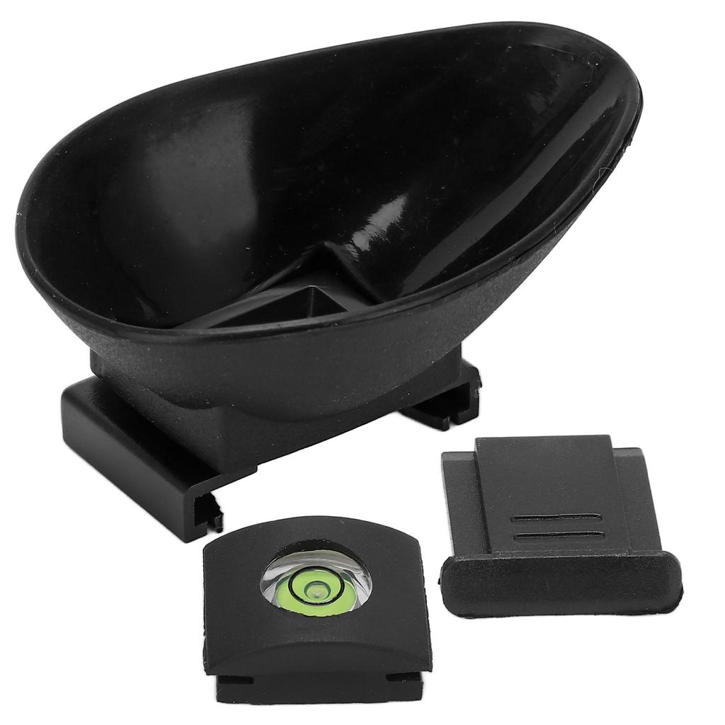Kamera Sucher Augenmuschel Blende 22mm Oval Wasserwaage Blitzschuh Abdeckung Set für D300 D200 D90 D80 D7000 D7100 D5200 D510