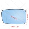 For 2000-2008 BMW 3/7 Series 325Ci 330Ci Coupe 745i 750i 760i (E46 E65 E66 E67) Wide Angle Mirror Glass 51167028427 51167028428