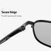 Double Girder Frame Square Myopia Sunglasses Anti-Glare Night Vision Driving Men Prescription Diopter Eyewear 0 -0.5 -0.75 To -6