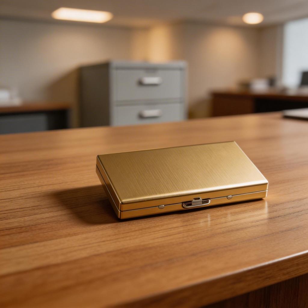 Metal Construction Credit Card Holder Stainless Card Case