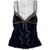 2025 Summer New Style American Sweet and Spicy Style Leopard Print Sexy Suspender Top for Women
