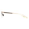 Men's Business High Quality Large Titanium Spectacle Browline Rectangular Half Rim Glasses Frame For Optical Prescription Lenses