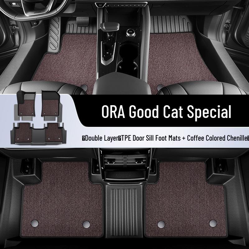 2025 Ora Good Cat TPE Autokoberce - Plně Uzavřená Dekorace Interiéru