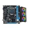 H81 LGA1150 Desktop Motherboard, Micro ATX Gaming Motherboard, Dual Channel DDR3, M.2 NVMe, NGFF 6Gb/s PCIe Motherboard