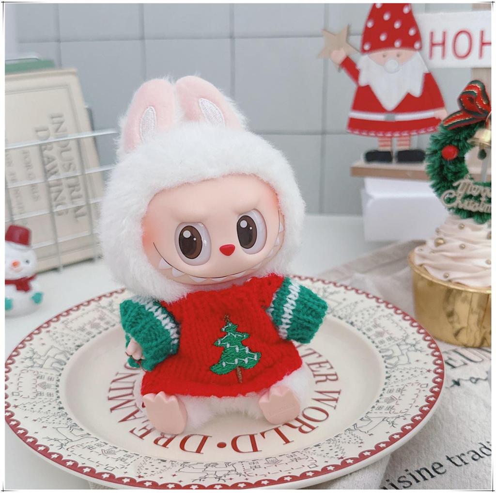 10cm & 15cm Labubu Doll Christmas Cloak & Clothes Set