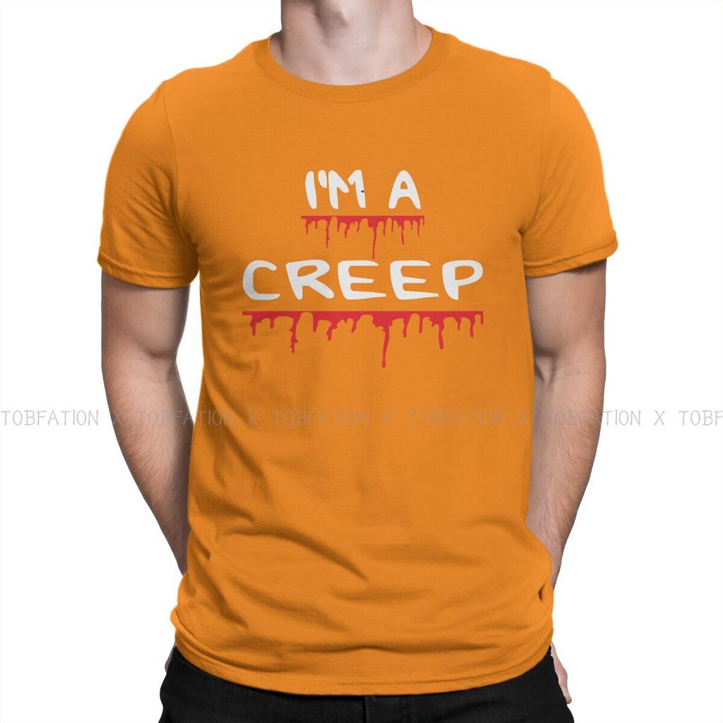 Radiohead Rock Newest TShirt for Men IM A CREEP Classic Basic T Shirt Hip Hop Gift Clothes Streetwear
