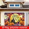 One item, a 2D Halloween-themed banner, for decoration, suitable for Halloween celebrations and as a photography backdrop