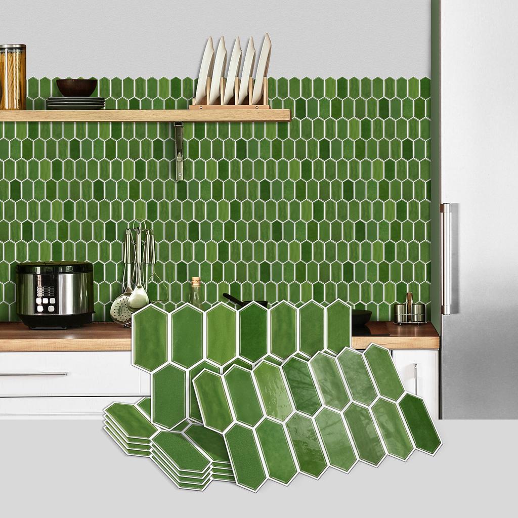 Special-Shaped Retro Brick Pattern Self-Adhesive Tile Sticker, Kitchen Bedroom Waterproof And Anti-Fouling Wall Sticker, Home Remodeling Wallpaper