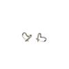 Sweet Mini Hollow Heart Earrings Fashion Simple Earrings Cute Heart Shaped Accessories