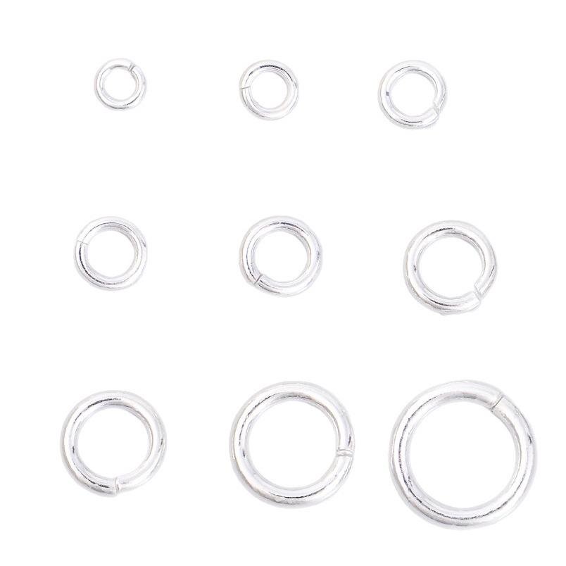 S925 Sterling Silver Open Jump Rings for DIY Bracelets, Necklaces & Earrings