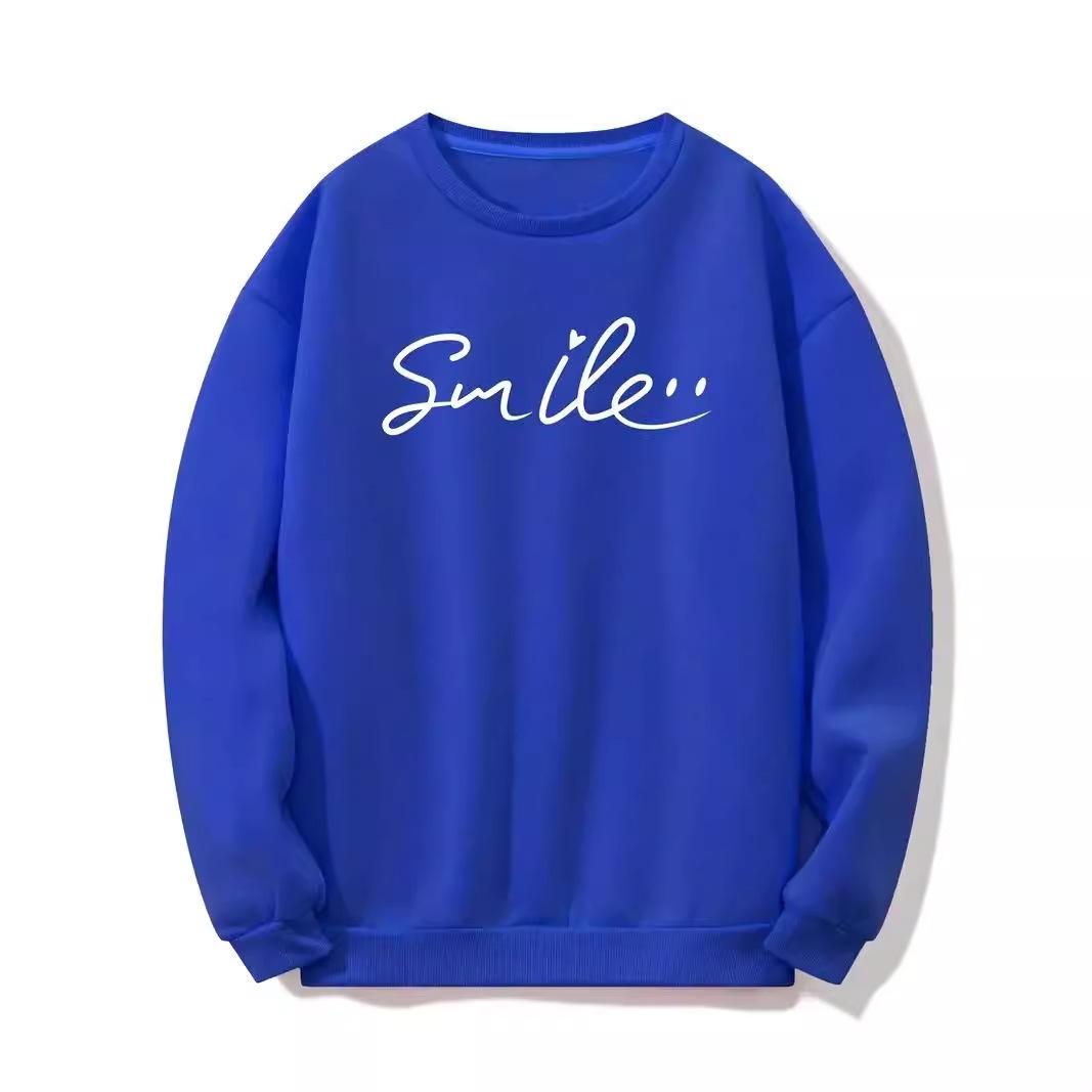 

2024 Women s European & American Round Neck Printed Sweater L