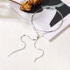 Minimalist European & American Style Stainless Steel Snake Chain Necklace for Women