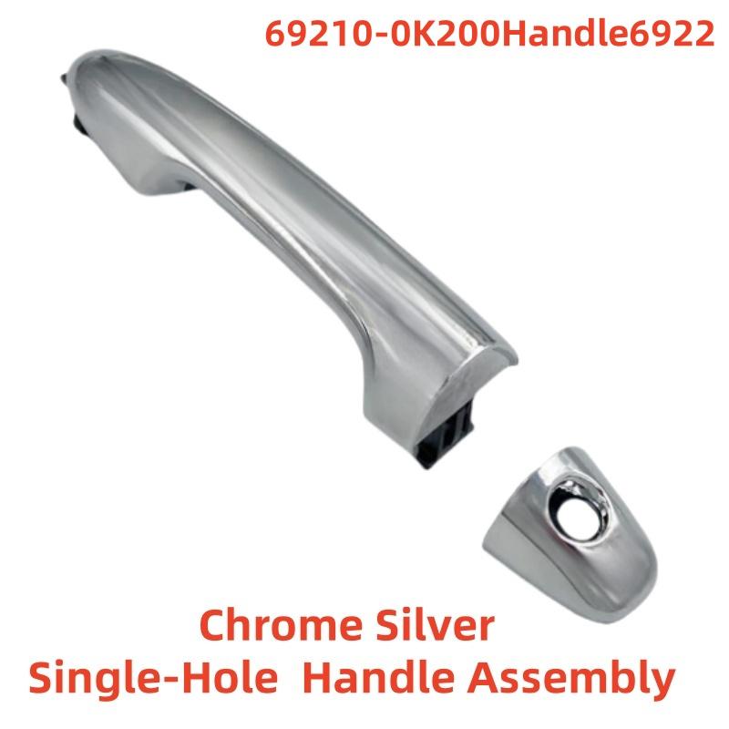 69210-0K200 Handle 6922 Chrome Accessories Tools For Toyota Hilux Revo 2015 2016 2017 2018  Glossy Black Handle Assembly