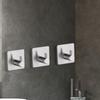 Space Aluminium Self Adhesive Towel Hooks Wall Coat Rack Key Holder Towel Hooks Clothes Hanging Rack Bathroom Accessories