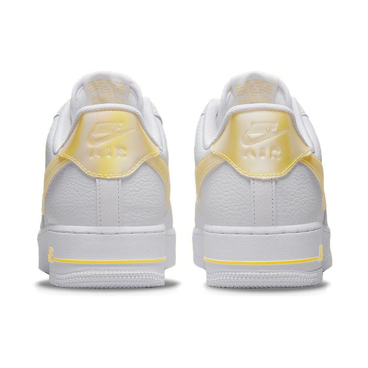 Nike Air Force 1 07 Jumbo Swoosh - White Vivid Sulfur Men Sneakers DV3505-101