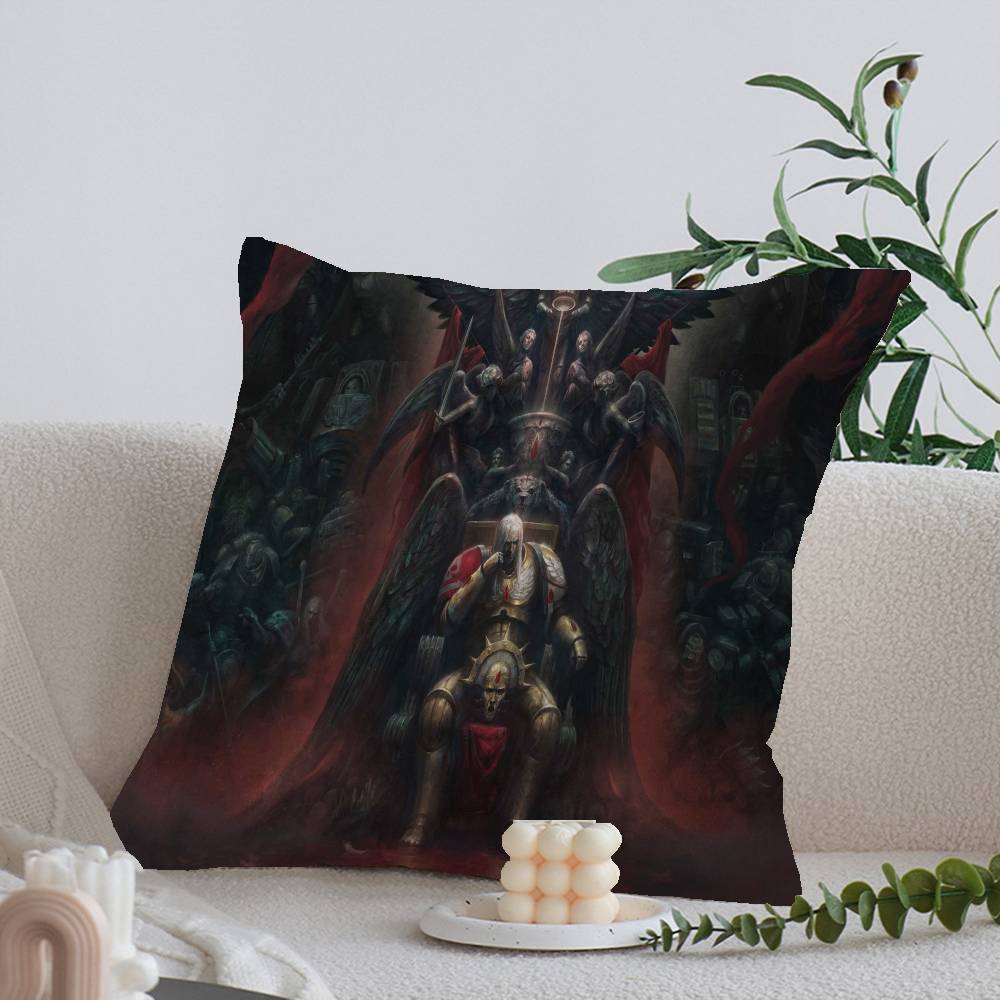 W-warha-mmers 40K Pillow Gift Home Office Decoration Bedroom Sofa Car Cushion Cover Case 45x45