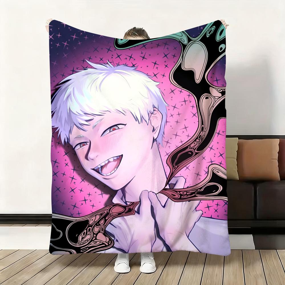 The Summer Hikaru Died Throw Soft Flannel Blanket Warm Knee Skin-Friendly Throw for Sofa Office Bed Traveling Winter Oversize