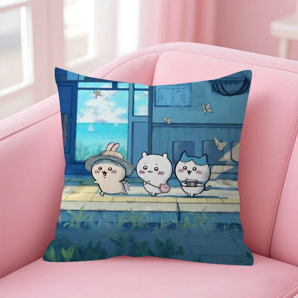 Anime Cute Japan Classic Cushion Cover Inches Farmhouse Decor Home Throw Pillow Covers for Couch Decorations