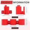Tool Holders and Battery Holder Compatible Milwaukee M12 12V Wall Mount Hanger Battery Drill Tool Storage for Shelf Work Van Too