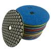 Konfor 100mm Diamond Polishing Pads, Dry Grinding Cutter for Marble and Granite, Pack of 7