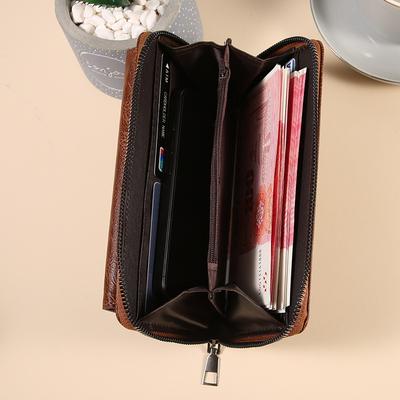 Men's Business Clutch Bag Large Capacity Zipper Multi-card Position Wallet High Sense Casual Trendy Clutch Bag Men's Clutch Bag