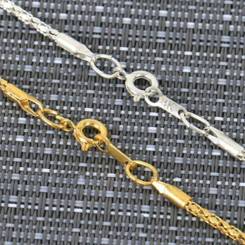 1 lupa monóculo de 5 aumentos en plata y oro con cadena y colgante