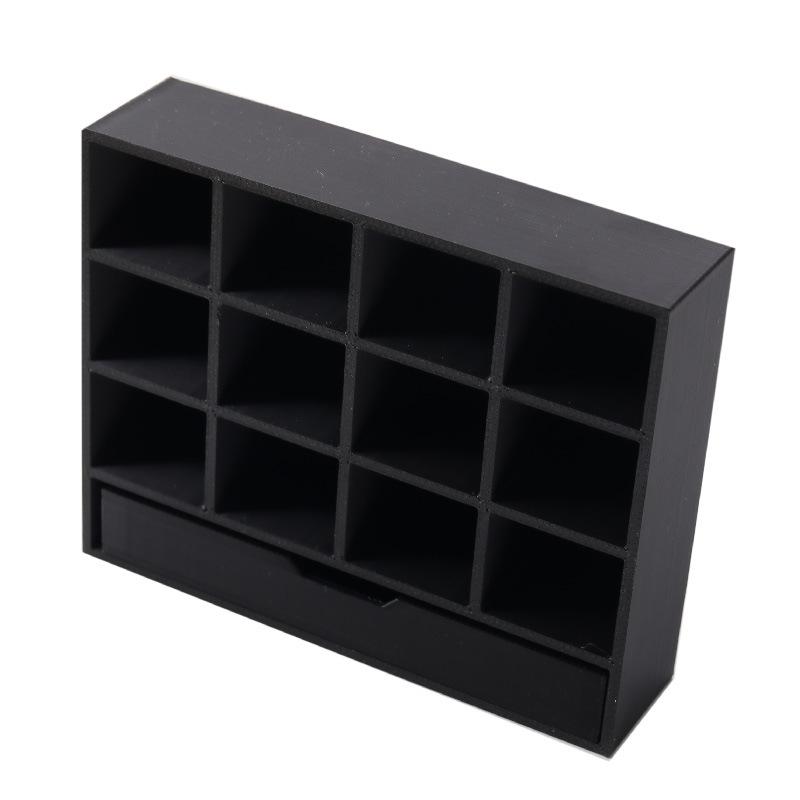 

1/12 Dollhouse Simulation Storage Cabinet Display Rack Model Dollhouse Miniature Furniture Decoration Doll House Accessories