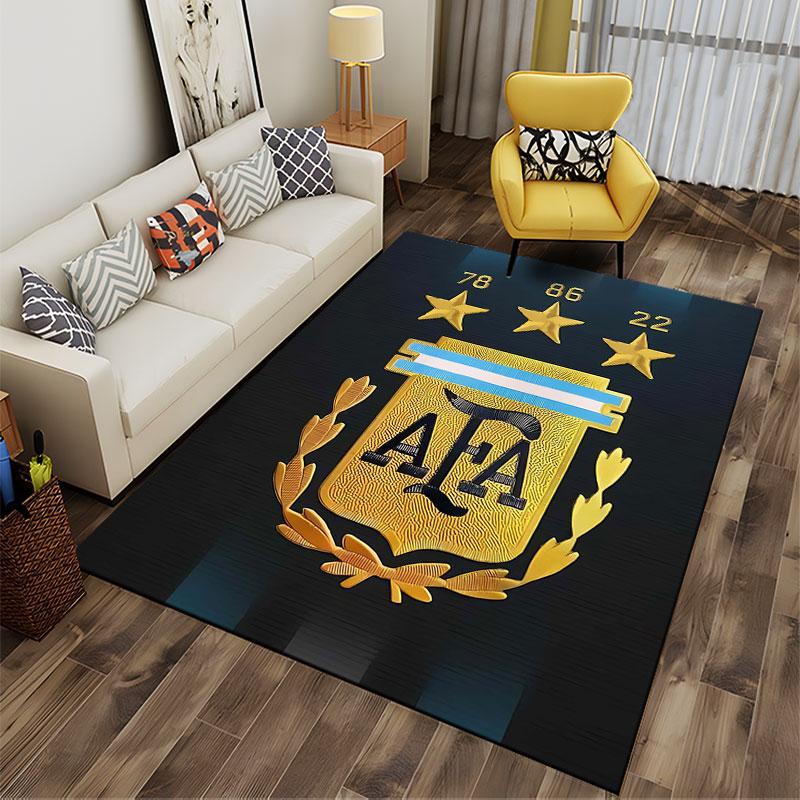 Argentina Football Emblem Carpet suitable as a non-slip mat for the living room or bedroom sofa