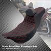Motorcycle Driver Passenger Seat For Harley Touring Road King Street Glide FLHR FLHX 2009-24 Two Up Front Rear Cushion Backrest