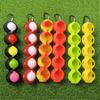 Golf Ball Holder,Holds 5Golf Balls Easy Attachment to Bag or Cart,Golf Ball Protector Cover Silicone Golf Ball Sleeve