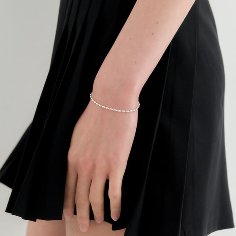 OVLA (SILVER 925) egg chain bracelet JB002