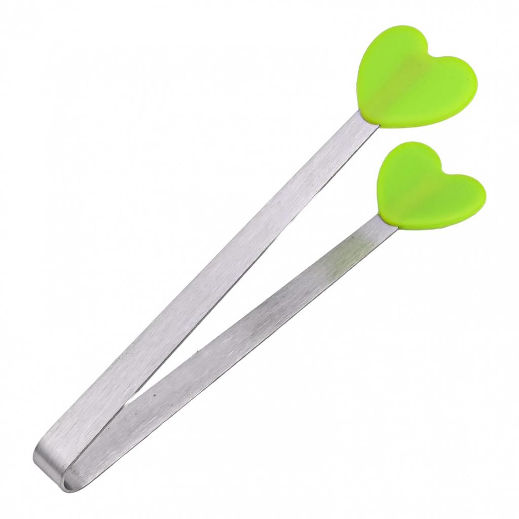 Dishwasher Safe Heart-Shaped Cooking Tongs Mini Food Tongs