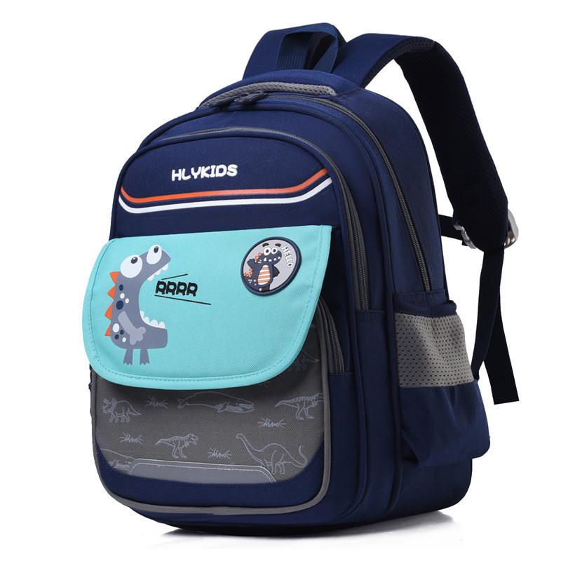 Cute Animal Print Breathable Oxford Cloth Backpack For Kindergarten And Early Grades