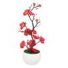 Artificial Potted Flower Plastic Blossom Decorative