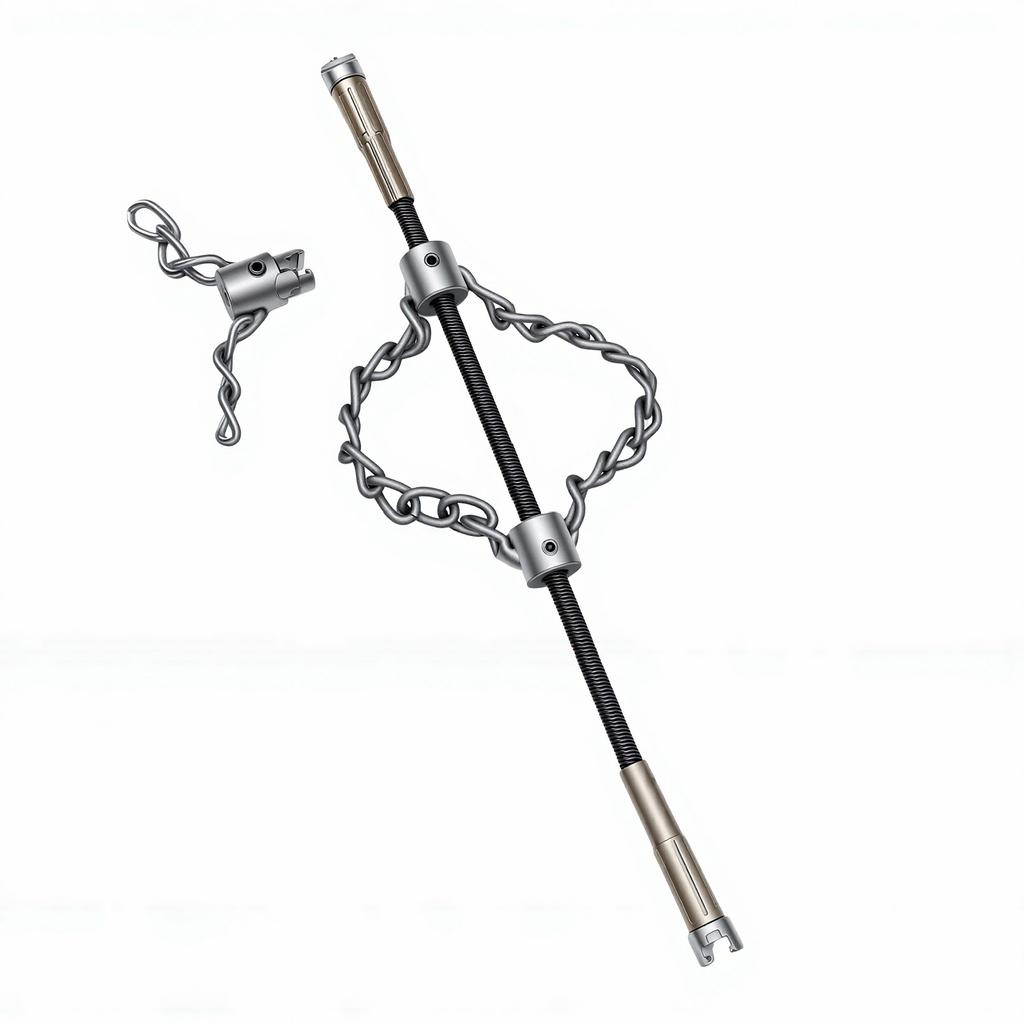 Flexible Shaft Sewer Descaling Chain Single and Double Chain Drain Dredging Cleaning Tool for 16mm Spring 50 200mm Pipes