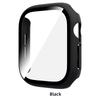 Gehärtetes Glas PC-Hülle für Apple Watch 12 46mm 42mm Harter Stoßfänger Displayschutz Abdeckung für Iwatch Serie 12 Schalen Zubehör 7