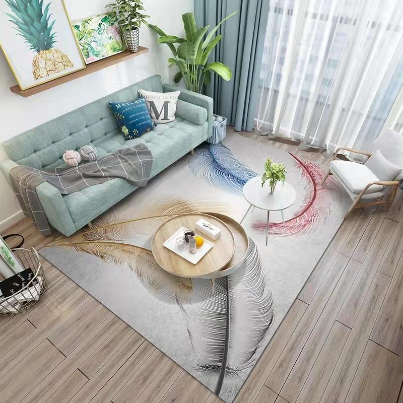 Nordic Minimalist Style Carpets for Living Room Teenager Room Decoration Carpet For Home Rugs Thicken Non-Slip Floor Mats