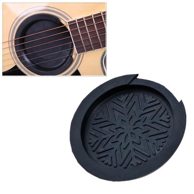 Blocco di gomma per copertura del foro sonoro in gomma morbida per chitarra per accessori per chitarra acustica EQ da 38"39"41"42".