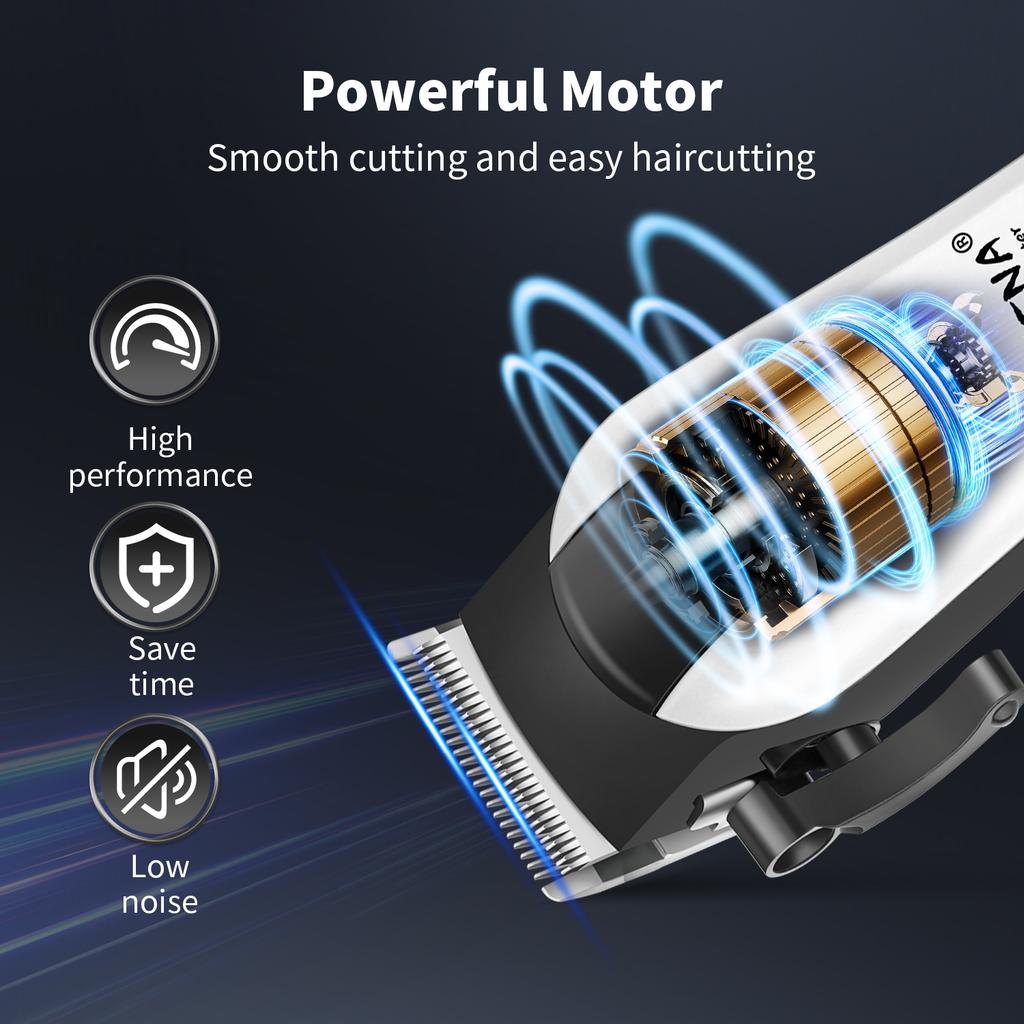 HIENA Hair Trimmer Professional Barber Hair Cutting Machine Cordless Hair Clipper Haircut Barber Machine Trimer for Men