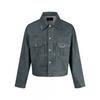 Męska Retro Vintage Dżinsowa Kurtka Biker Unisex Luźny Krój Codzienna Odzież Wierzchnia Sezon Jesienny